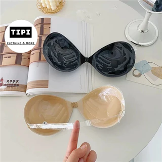 Áo dán ngực silicon cài trước giúp nâng ngực, chống tuột và tạo khe đủ mẫu