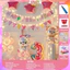 Set Bong Bóng Trang Trí Sinh Nhật Thôi Nôi Đầy Tháng Cho Bé Trai Bé Gái Tặng Bơm Băng DÍnh SK6