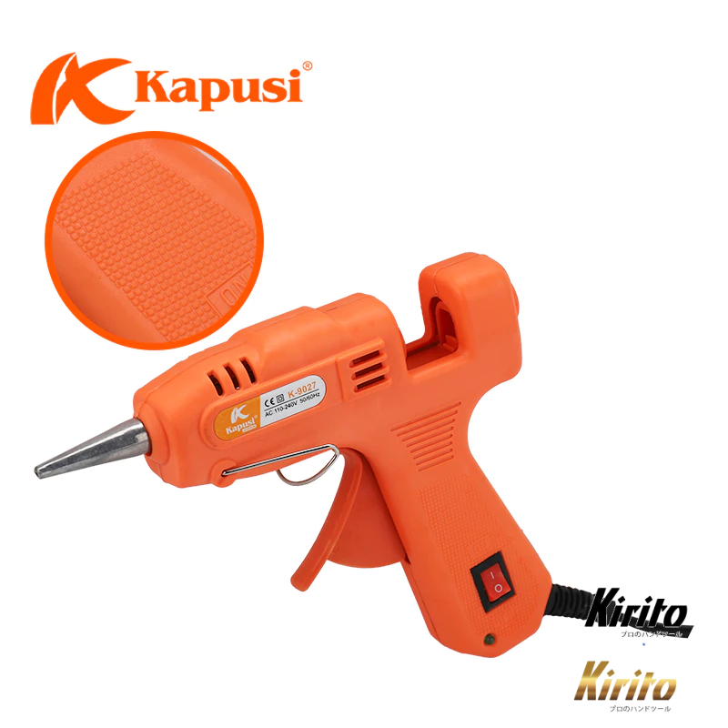 Dụng cụ bắn keo nến silicon cầm tay Kapusi súng máy bắn keo nến 60W, 20W súng bắn keo nến