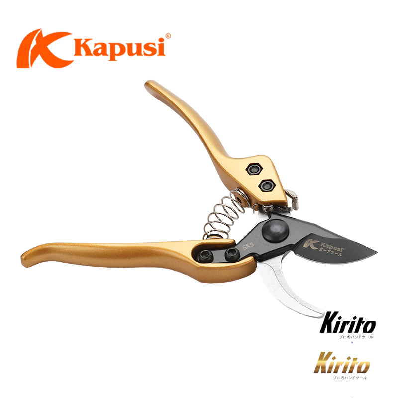 Kéo Cắt Cành Kapusi SK5 Cao Cấp – Kéo Tỉa Bonsai, Cây Cảnh Sắc Bén, Bền Bỉ màu vàng, tím, bạc K8642