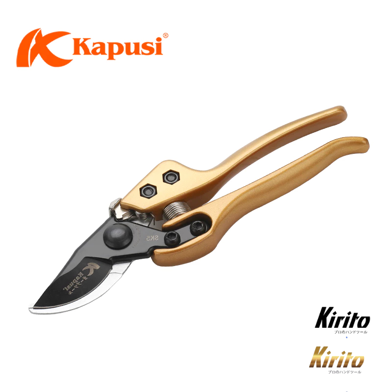 Kéo Cắt Cành Kapusi SK5 Cao Cấp – Kéo Tỉa Bonsai, Cây Cảnh Sắc Bén, Bền Bỉ màu vàng, tím, bạc K8642