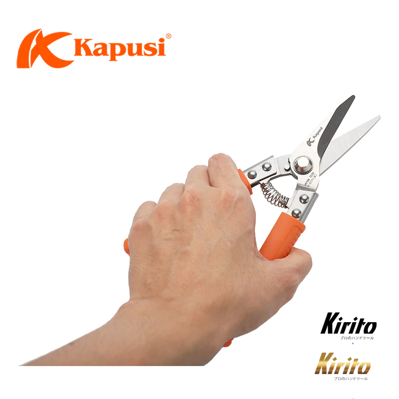 Kéo tỉa dăm Nhật Kapusi Japan lưỡi thép SK-5 siêu bền - siêu sắc