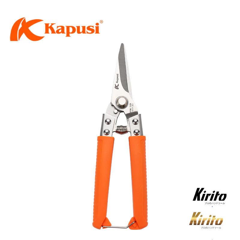 Kéo tỉa dăm Nhật Kapusi Japan lưỡi thép SK-5 siêu bền - siêu sắc