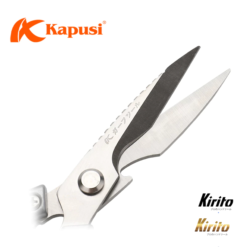 Kéo làm bếp Kéo Nhật đa năng Kapusi JAPAN SK5 siêu sắc bén, kéo cắt gà, cắt thịt, cắt rau củ k0864