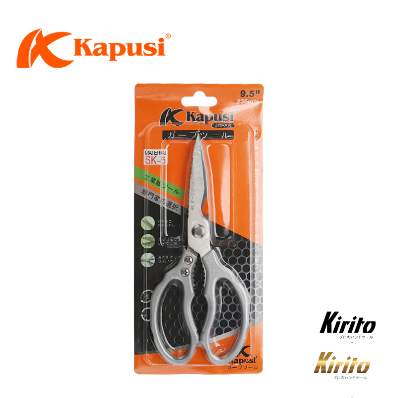 Kéo làm bếp Kéo Nhật đa năng Kapusi JAPAN SK5 siêu sắc bén, kéo cắt gà, cắt thịt, cắt rau củ k0864