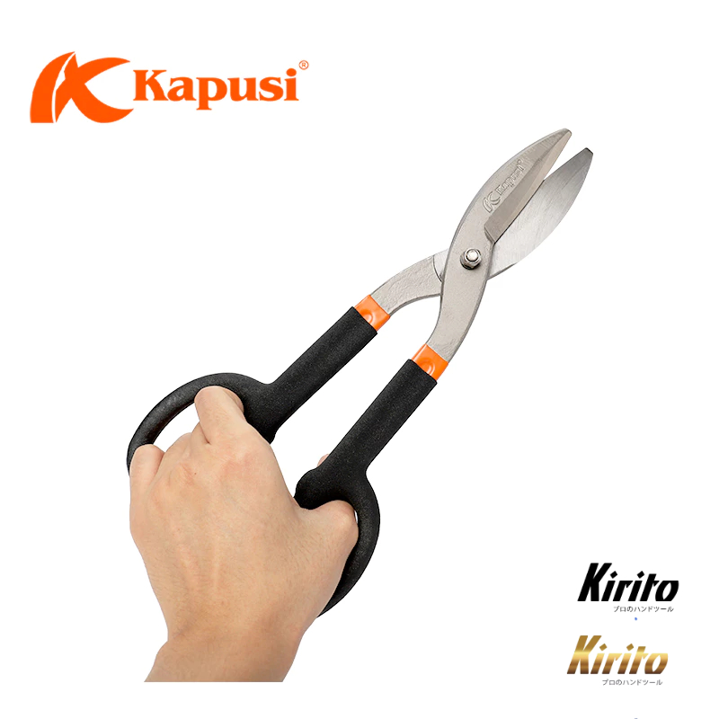 Kéo cắt tôn cao cấp hãng Kapusi Japan cỡ từ 12 inch, thép CR-V
