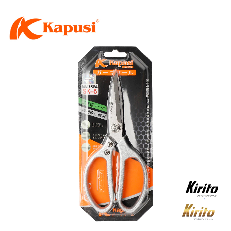 Kéo Cắt Gà KAPUSI K0860 Cỡ Lớn – Kéo Làm Bếp Thép SK5 Cao Cấp Không Gỉ, Siêu Sắc Bén, Đa Năng