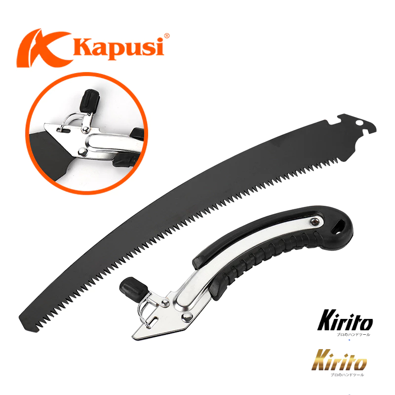 Cưa gỗ cầm tay lưỡi cong hãng Kapusi Japan chiều dài tổng thể 500mm