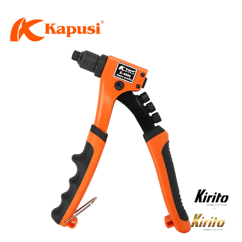 Kìm Rút Đinh Tán Trợ Lực Kapusi K-6806 Cao Cấp, Kìm Bấm Rive Cầm Tay Đa Năng
