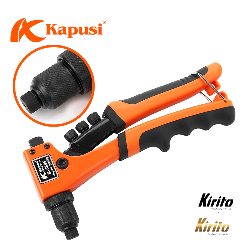 Kìm Rút Đinh Tán Trợ Lực Kapusi K-6806 Cao Cấp, Kìm Bấm Rive Cầm Tay Đa Năng