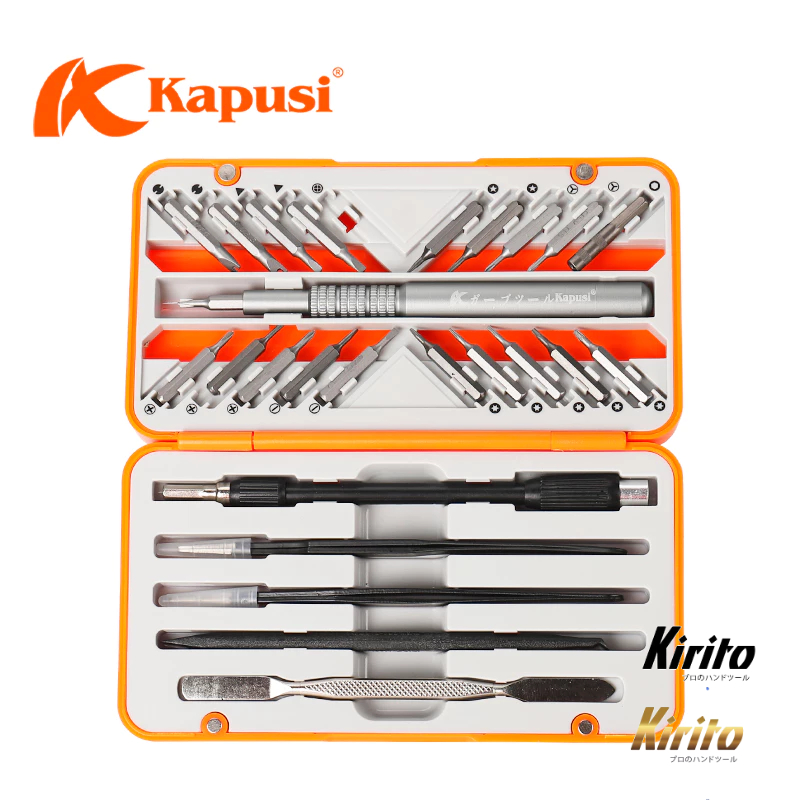 Bộ Tua Vít Đa Năng hãng Kapusi Nhật Bản 26 chi tiết sửa điện thoại iphone, laptop k6052