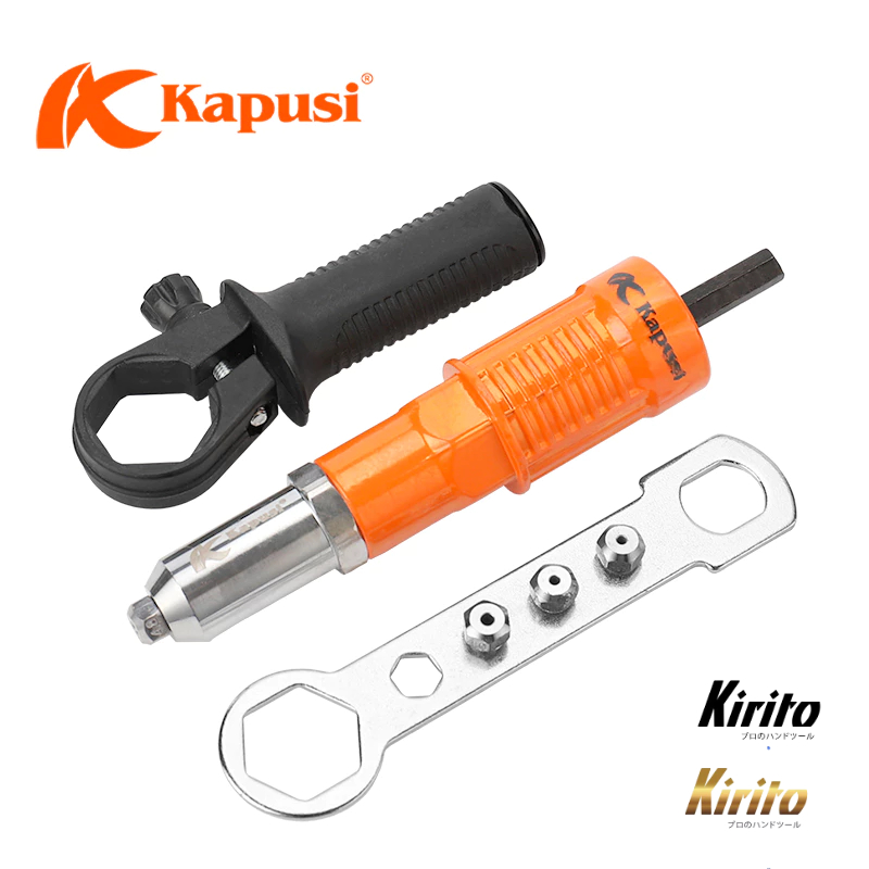 Đầu rút đinh tán nhôm Rive gắn máy khoan Kapusi Japan - Đầu kít rút đinh rive k6798