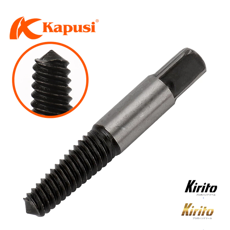 Bộ tháo bu lông ốc vít gãy hãng Kapusi Nhật Bản gồm bộ 5 chi tiết và bộ 6 chi tiết