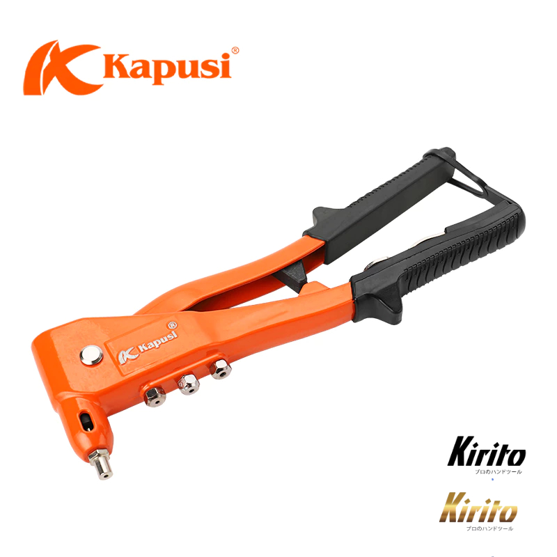 Kìm Rút Đinh Tán Cộng Lực Kapusi K6801 - Kềm Rút Rive Đinh Tán Nhôm Inox Tay Cầm Dài