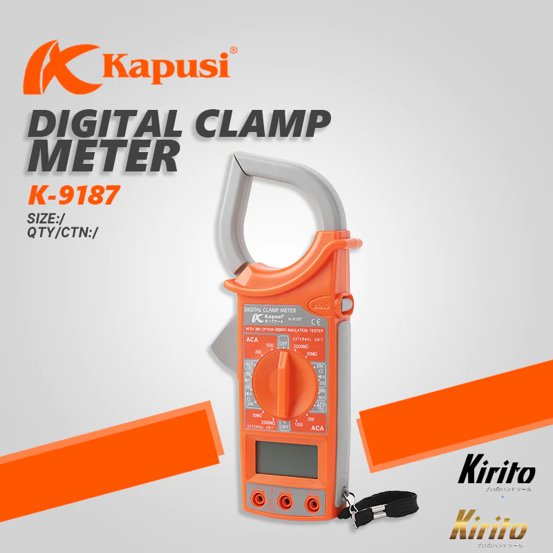 Ampe kềm đo điện hãng Kapusi Nhật Bản có tặng kèm bút thử điện Kapusi (Ampe kìm đo điện)