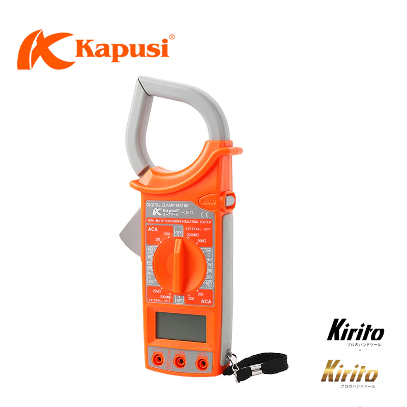 Ampe kềm đo điện hãng Kapusi Nhật Bản có tặng kèm bút thử điện Kapusi (Ampe kìm đo điện)
