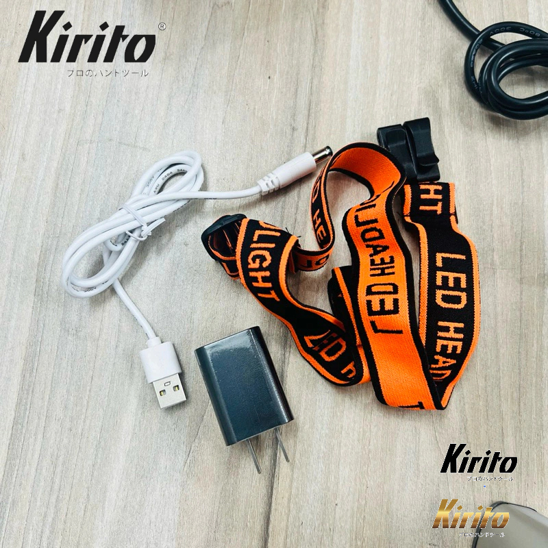 Đèn Pin Đội Đầu Siêu Sáng Chống Nước IP67 Kirito - Chiếu Xa Đến 1200m - Sáng Liên Tục 24H