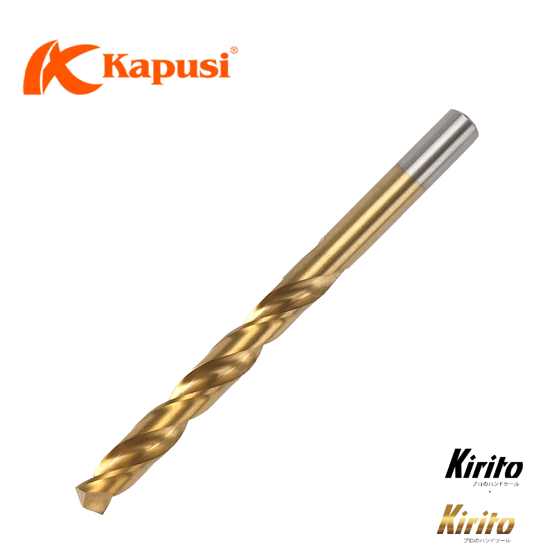 Bộ Mũi khoan kim loại thép gió HSS hãng Kapusi Nhật Bản bộ 19 cái từ 1mm đến 10mm