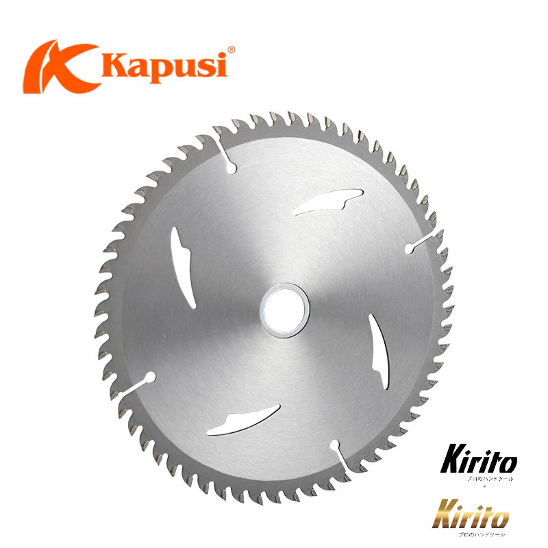 Lưỡi Cắt Gỗ KAPUSI Hợp Kim | 110–250mm | 30T 40T 60T | Dùng Máy Cắt Gỗ