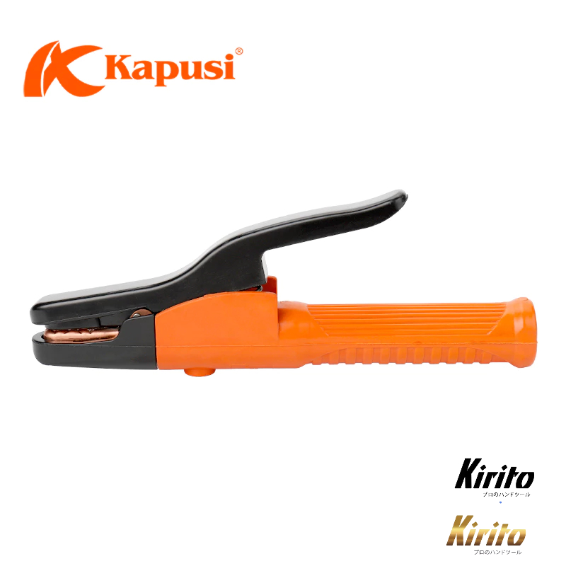 Kìm hàn 500A và 800 - 1000A Kapusi JAPAN, tiếp xúc đồng đúc nguyên khối, Kìm kẹp que máy hàn