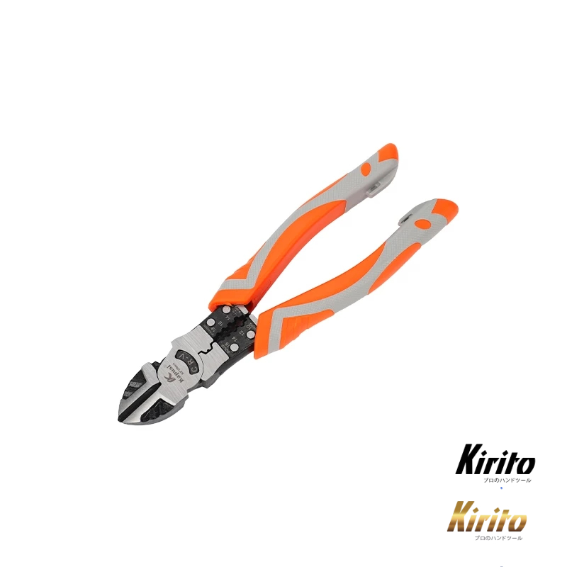 Kìm Cắt Kapusi K8071 Japan 8 Inch (200mm) Thép CR-V Chống Gỉ, Lưỡi Sắc Bén, Cắt Dây Điện, Dây Thép