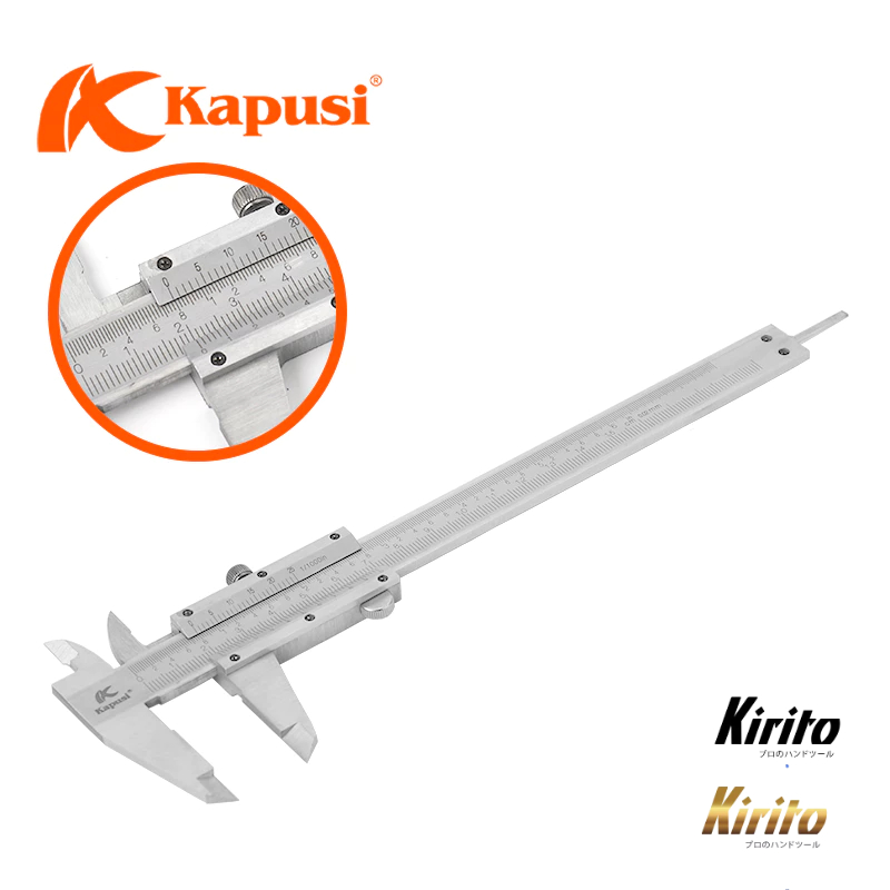 Thước kẹp cơ khí Kapusi Japan 150mm -200mm _Thước Kẹp Cơ -đo Hợp Kim Thép cao cấp