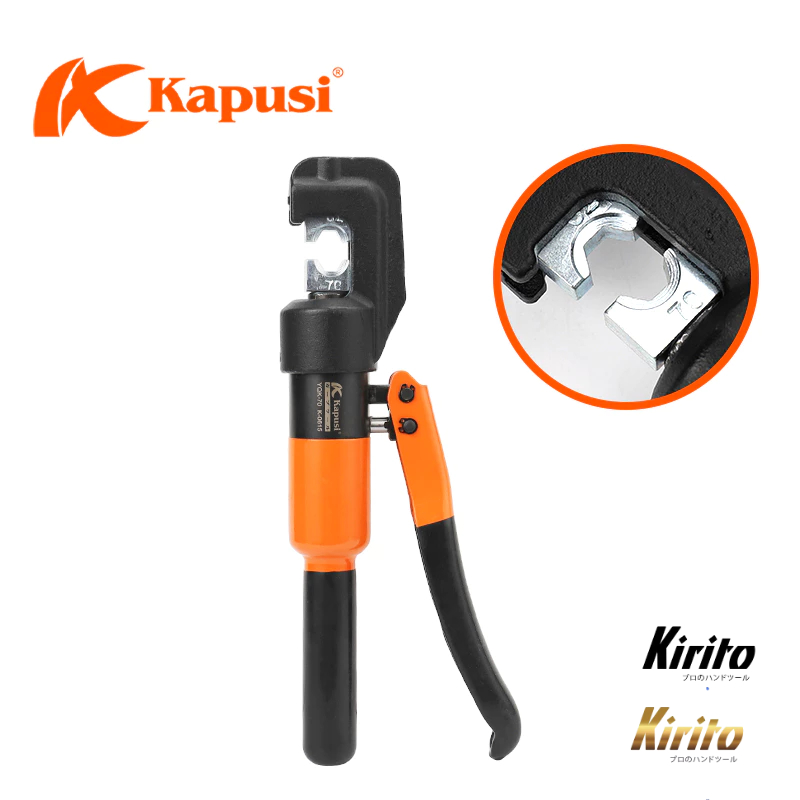 Kìm Bấm Cos Thủy Lực KAPUSI JAPAN YQK-70/120/240/300 - Kìm Ép Cos Lục Giác Cao Cấp