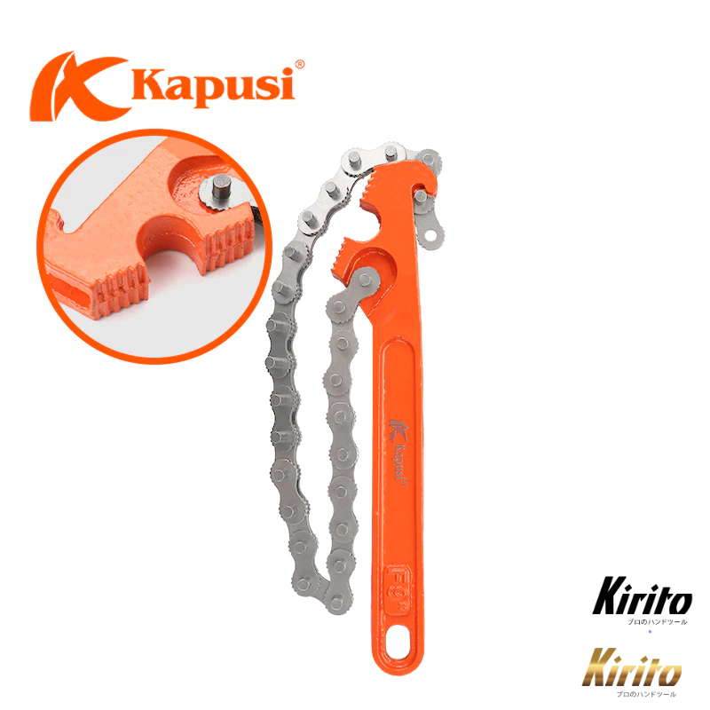 Mỏ Lết Xích Kapusi Nhật Bản 8 Inch - 12 Inch, Cảo, Cờ Lê Xích Đa Năng Hợp Kim Thép Cao Cấp