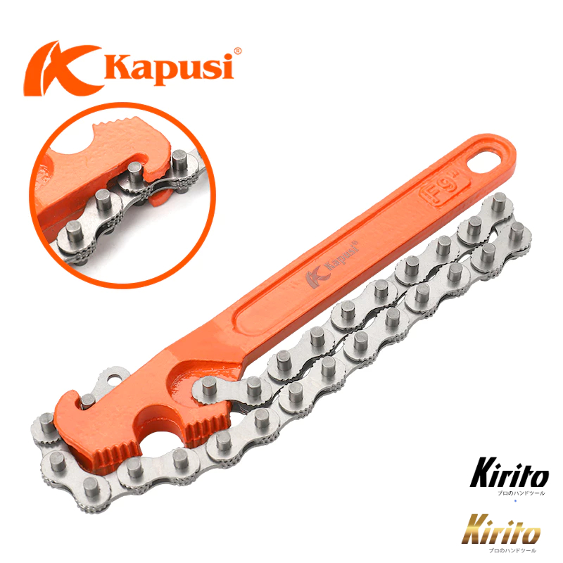Mỏ Lết Xích Kapusi Nhật Bản 8 Inch - 12 Inch, Cảo, Cờ Lê Xích Đa Năng Hợp Kim Thép Cao Cấp
