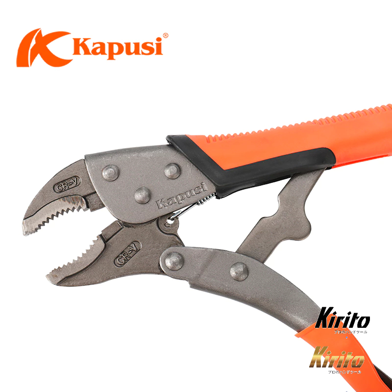 Kìm bấm chết kapusi japan TAY BỌC CAO SU thép đen 10inch hàng cao cấp