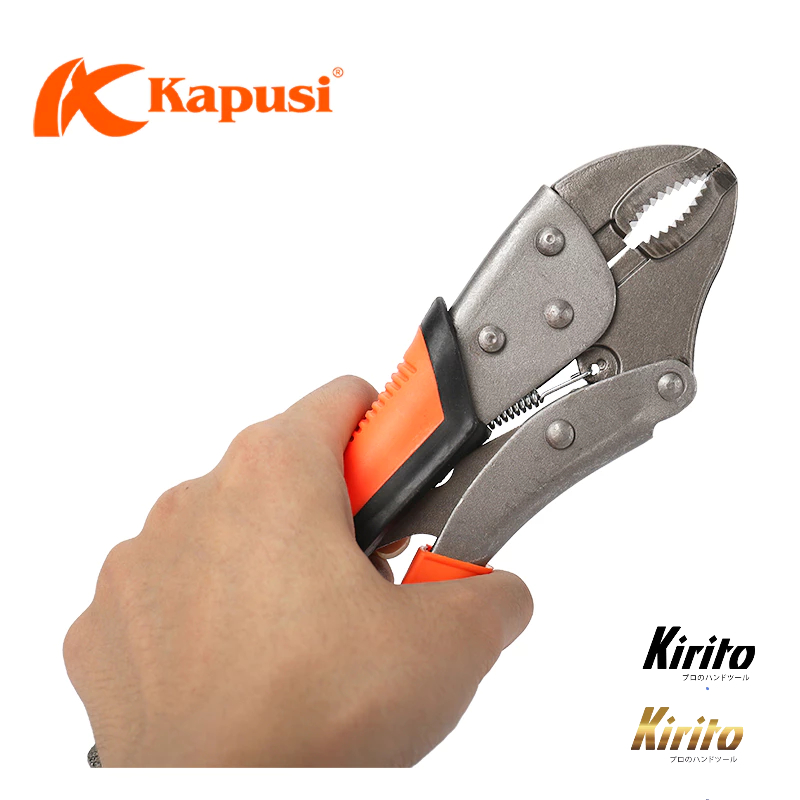 Kìm bấm chết kapusi japan TAY BỌC CAO SU thép đen 10inch hàng cao cấp
