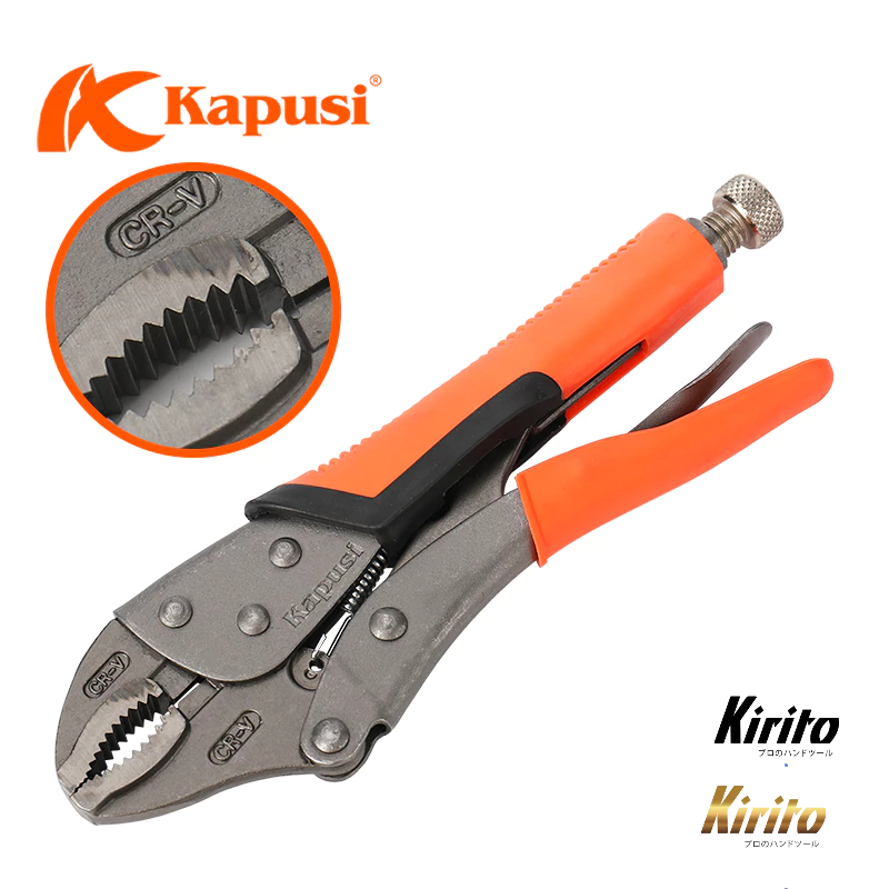 Kìm bấm chết kapusi japan TAY BỌC CAO SU thép đen 10inch hàng cao cấp