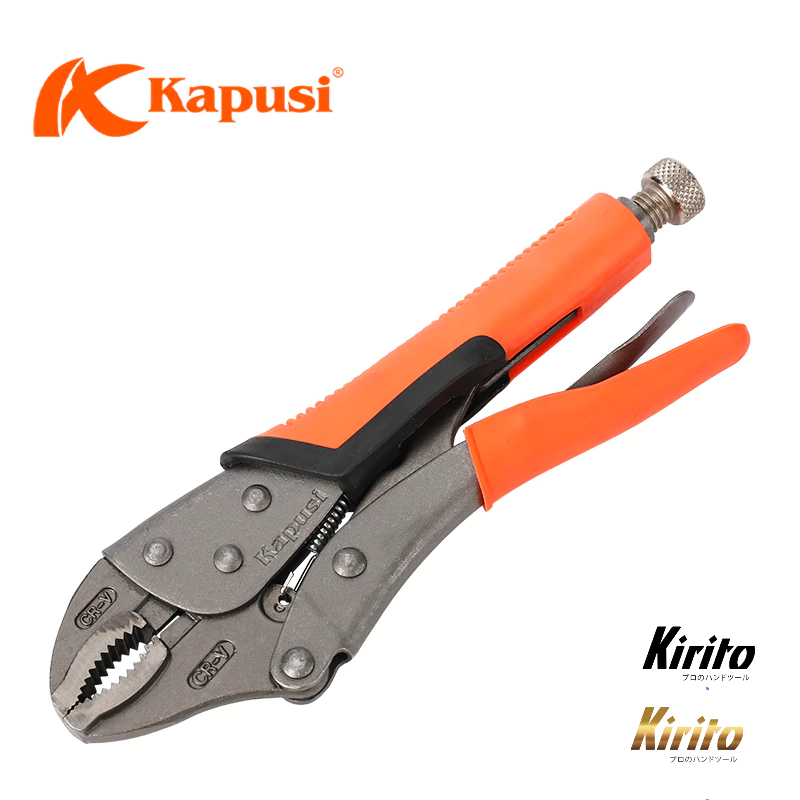Kìm bấm chết kapusi japan TAY BỌC CAO SU thép đen 10inch hàng cao cấp