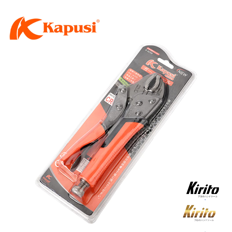 Kìm bấm chết kapusi japan TAY BỌC CAO SU thép đen 10inch hàng cao cấp