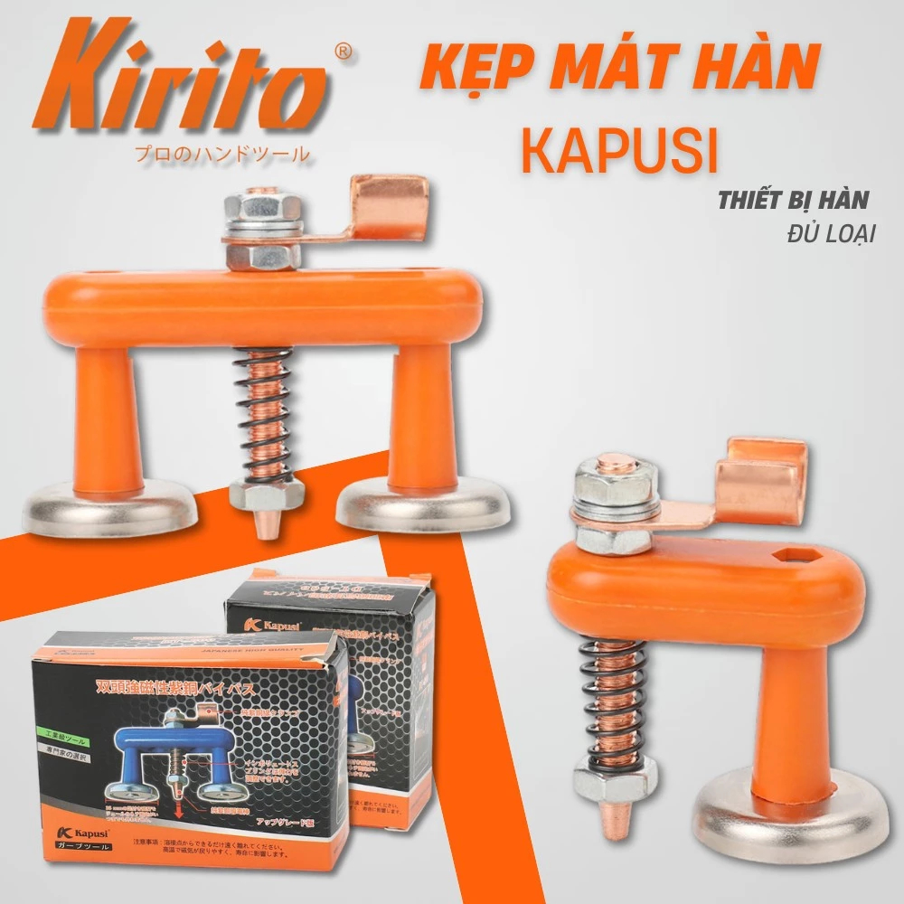 Kẹp Mát Nam Châm Máy Hàn Cao Cấp kapusi