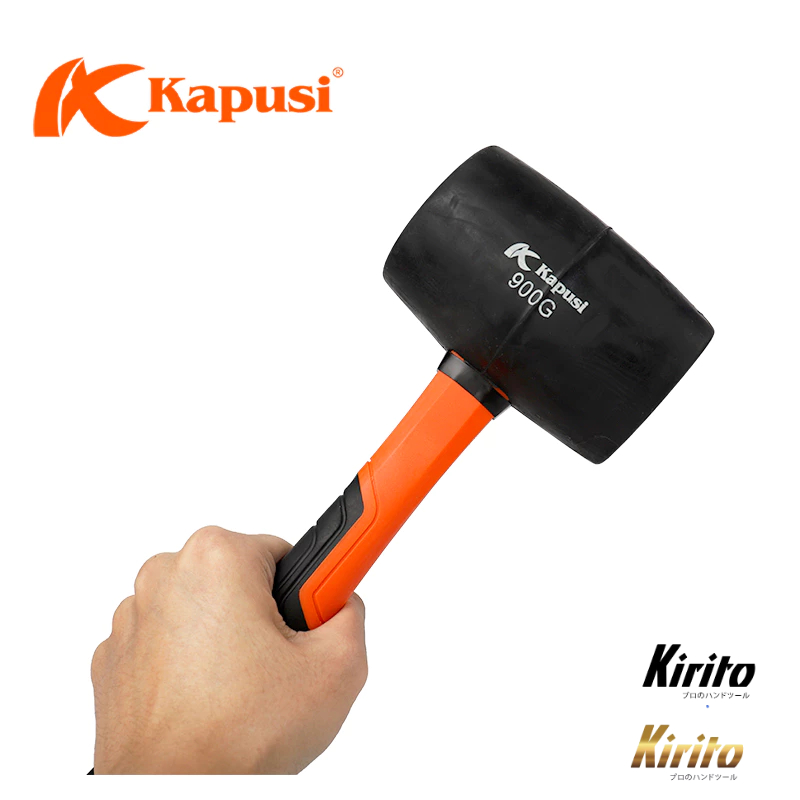 Búa cao su cao cấp Kapusi Nhật Bản chính hãng 900g, 680g, 450g - Dụng cụ cầm tay thuận tiện