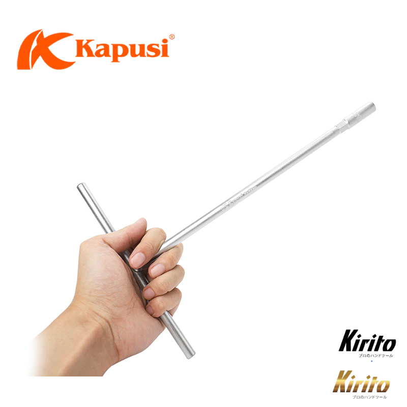 Tay mở ốc chữ T thép Crv Tay Dài Từ 6mm - 19mm Chuyên Dụng Để Vặn mở, siết bu lông, đai ốc