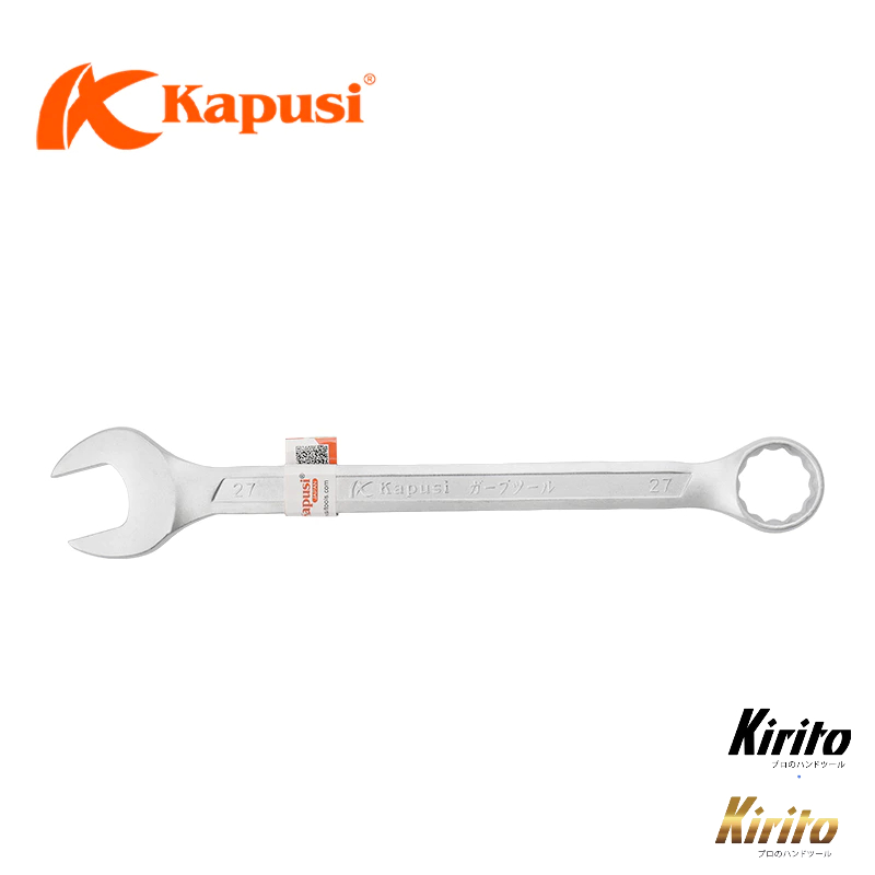Cờ Lê Vòng Miệng Kapusi Thép CR-V Đúc Nguyên Khối Đủ Size 6mm-32mm Chính Hãng