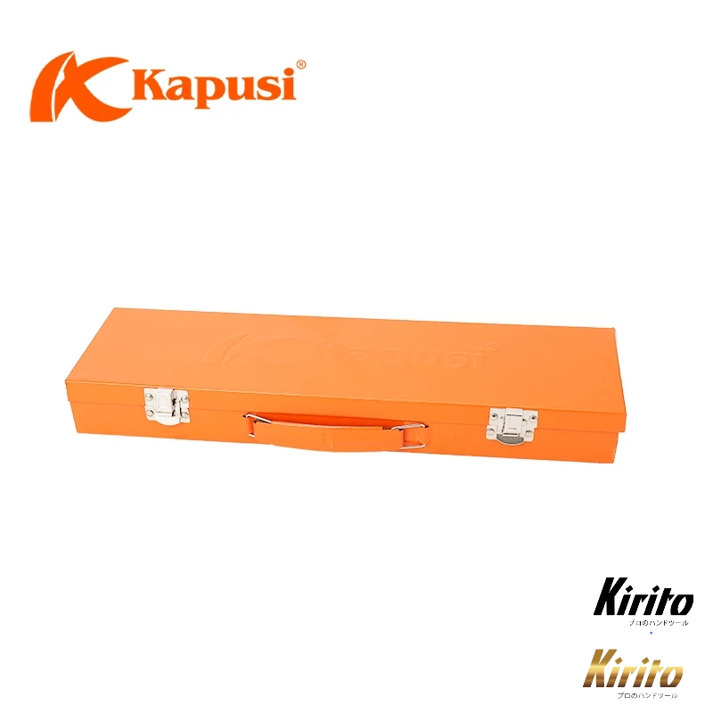 Bộ Khẩu Tuýp Kapusi Japan K9822 17 Chi Tiết 1/2 Inch, Bộ Típ Đầu Tuýp 8-24mm Thép CRV Cao Cấp