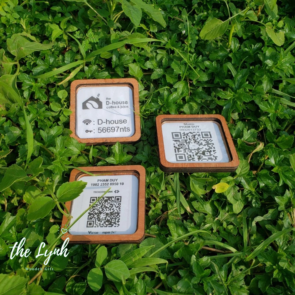 BẢNG TÀI KHOẢN NGÂN HÀNG / BẢNG QUÉT MÃ QR COD THANH TOÁN TIỆN LỢI, NHỎ GỌN