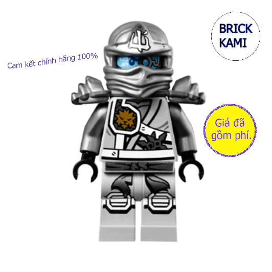 [Minifigure njo111] Zane (Jungle Robe) - Tournament of Elements-mô hình ...