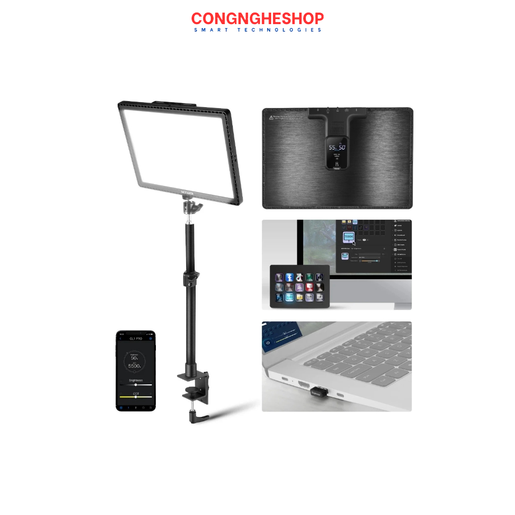Đèn Neewer GL1 Pro Key Light Streaming Light | Thiết bị Studio