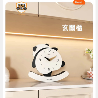 (H22)Đồng Hồ Để Bàn Gấu Trúc Lắc Lư / Đồng hồ Decor Đẹp, Làm Quà Tặng Bạn Bè Độc Đáo