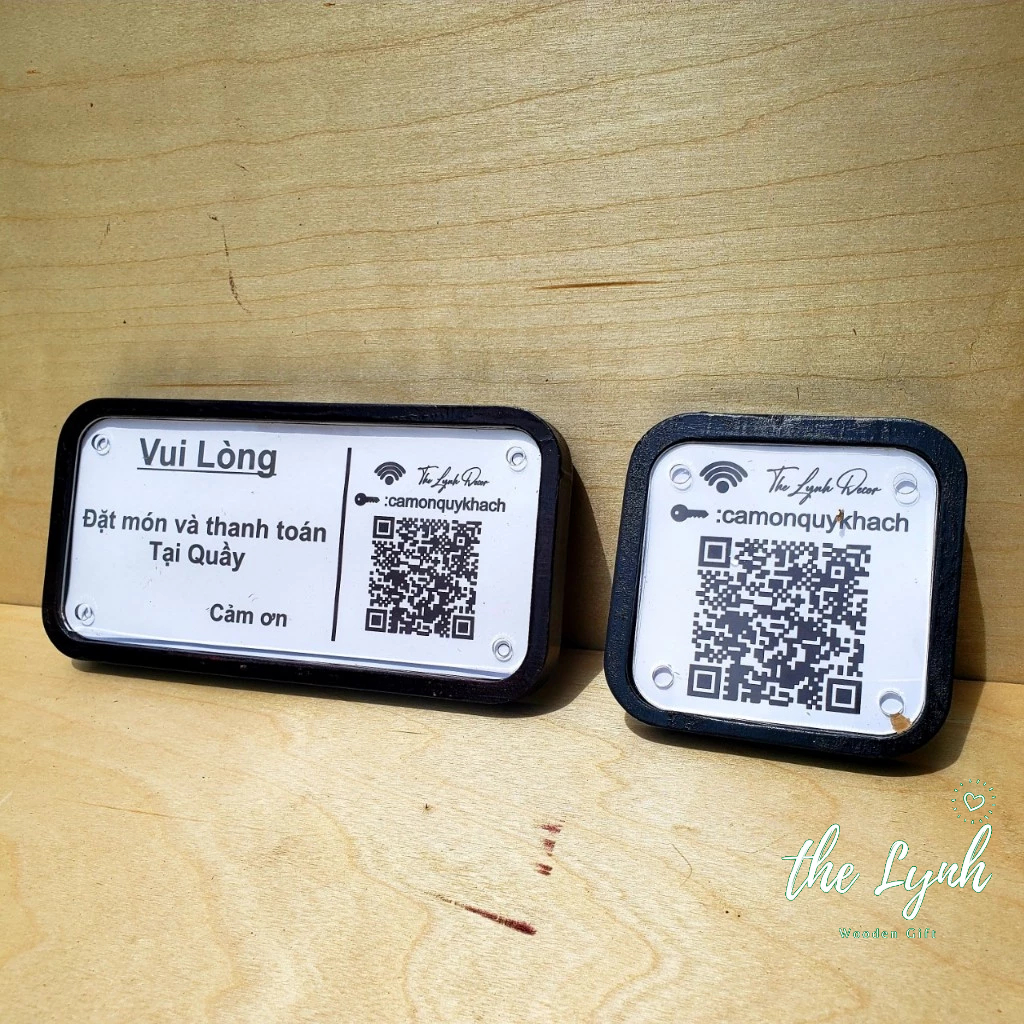 Bảng thông tin QR thanh toán - FREE IN QR
