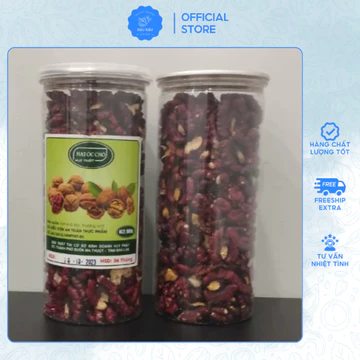 Hạt Óc Chó Đỏ Tách Vỏ Nhập Khẩu Mỹ Hộp 500g, Hạt Size To, Đều Hạt