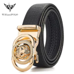 Thắt Lưng Nam Hàng Hiệu WilliamPOLO, Dây Nịt Nam Da Bò Thật 100% Cao Cấp WP7910 Hộp Gỗ Làm Quà Tặng — ảnh 7
