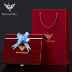 Thắt Lưng Nam Hàng Hiệu WilliamPOLO, Dây Nịt Nam Da Bò Thật 100% Cao Cấp WP7910 Hộp Gỗ Làm Quà Tặng — ảnh 8