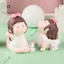 👧Đồ chơi quà tặng phụ kiện decor trang trí tượng mô hình em bé gái mập ú dễ thương EM GÁI TẬP YOGA👧