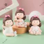 👧Đồ chơi quà tặng phụ kiện decor trang trí tượng mô hình em bé gái mập ú dễ thương EM GÁI TẬP YOGA👧