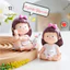 Set Đồ Chơi Quà Tặng Tượng Bé Gái Decor Để Bàn, Trang Trí Xe/ Bàn làm Việc Cute Em Gái Tập Yoga Mini